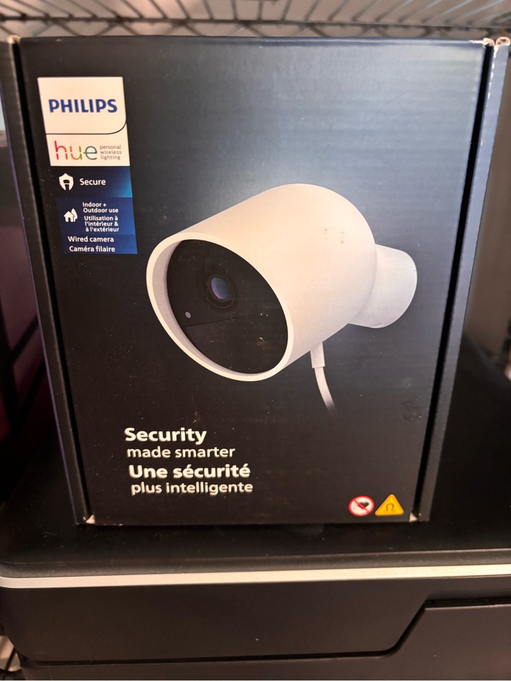 Philips Hue Secure Wired Camera - NIB Indoor/Outdoor Smart Security Camera